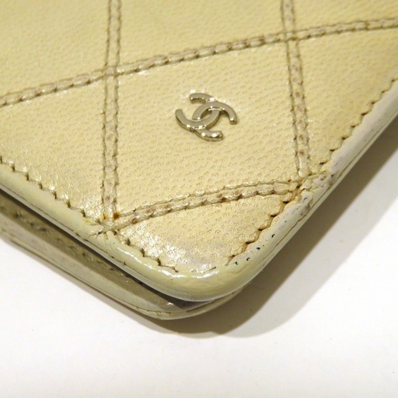 Chanel CHANEL Bicolore 6356 Wallet Long Bi-Fold Ladies - Picture 7 of 9